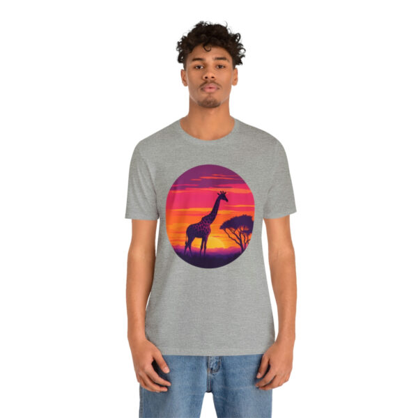 Giraffic Sunset Unisex Jersey Short Sleeve Tee 113