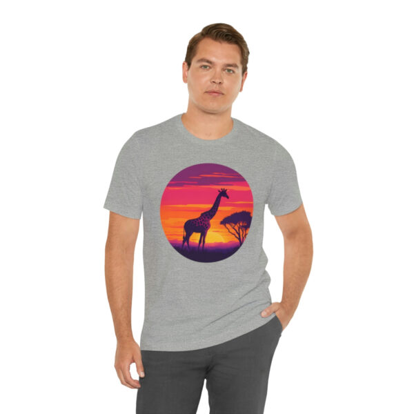 Giraffic Sunset Unisex Jersey Short Sleeve Tee 115