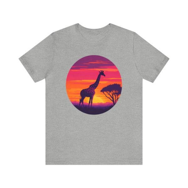 Giraffic Sunset Unisex Jersey Short Sleeve Tee 110