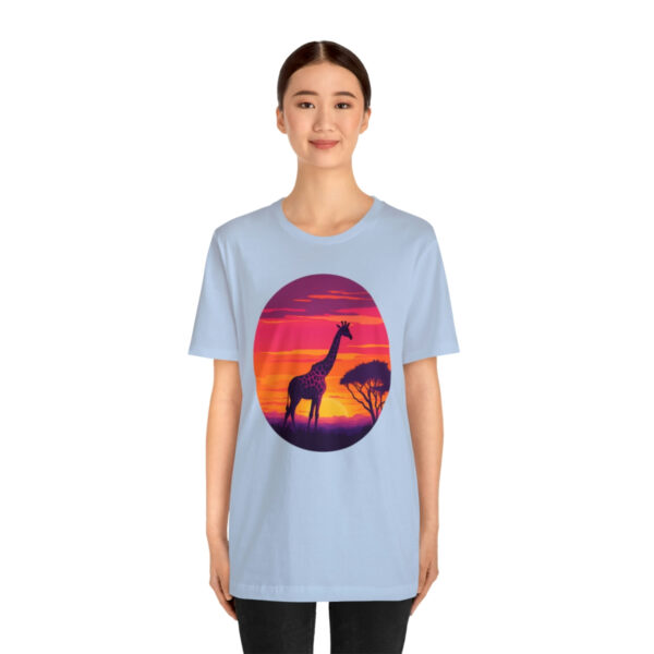 Giraffic Sunset Unisex Jersey Short Sleeve Tee 100