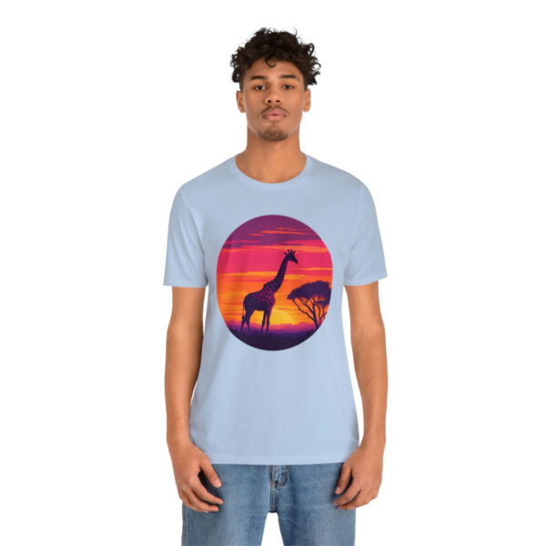 Giraffic Sunset Unisex Jersey Short Sleeve Tee 101