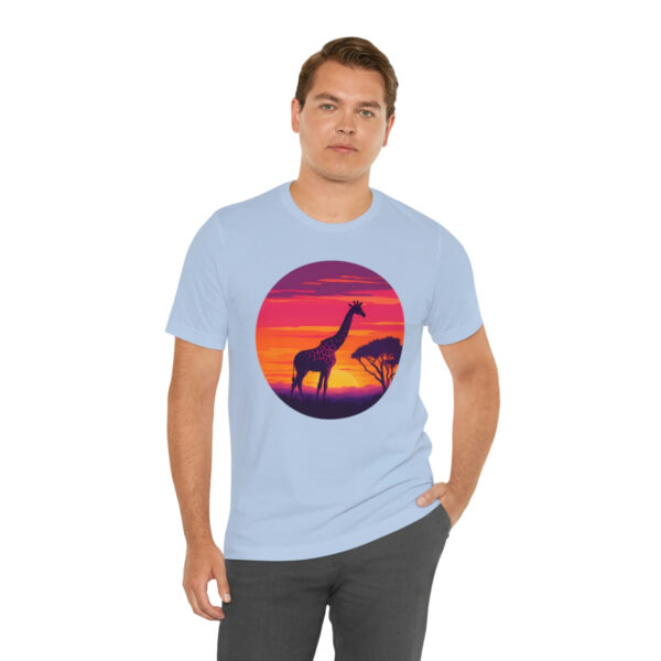 Giraffic Sunset Unisex Jersey Short Sleeve Tee 103