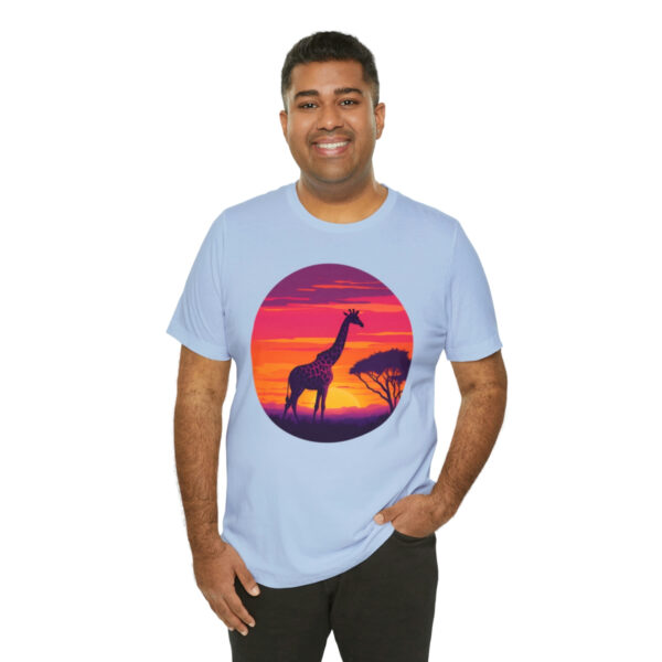 Giraffic Sunset Unisex Jersey Short Sleeve Tee 105