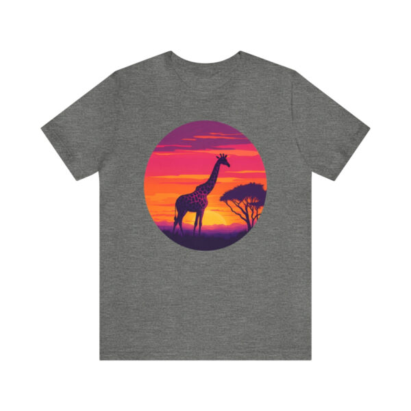 Giraffic Sunset Unisex Jersey Short Sleeve Tee 38