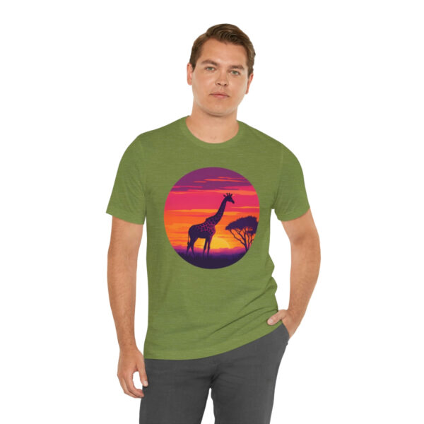 Giraffic Sunset Unisex Jersey Short Sleeve Tee 67