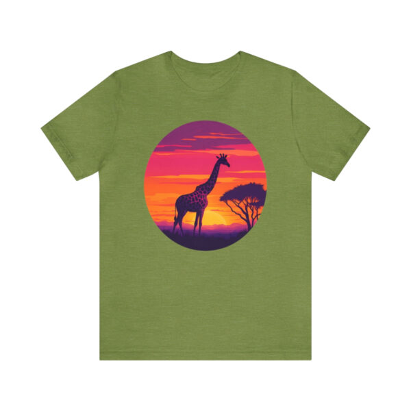 Giraffic Sunset Unisex Jersey Short Sleeve Tee 62