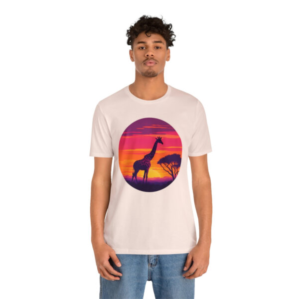 Giraffic Sunset Unisex Jersey Short Sleeve Tee 17