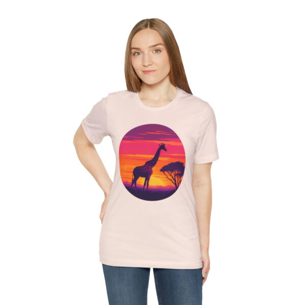 Giraffic Sunset Unisex Jersey Short Sleeve Tee 18