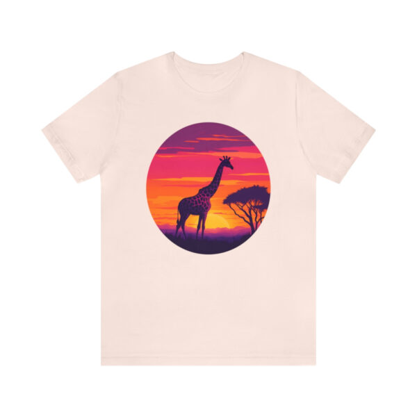 Giraffic Sunset Unisex Jersey Short Sleeve Tee 14