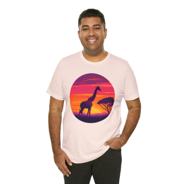 Giraffic Sunset Unisex Jersey Short Sleeve Tee 21