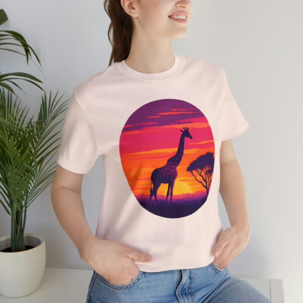 Giraffic Sunset Unisex Jersey Short Sleeve Tee 22