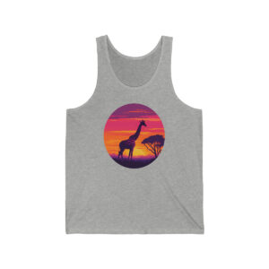 Giraffic Sunset Unisex Jersey Tank