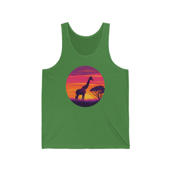 Giraffic Sunset Unisex Jersey Tank 5