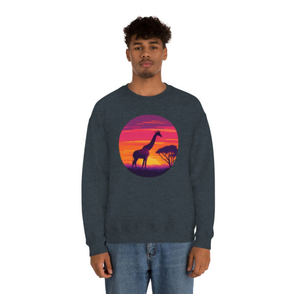 Giraffic Sunset Unisex Heavy Blend™ Crewneck Sweatshirt 32