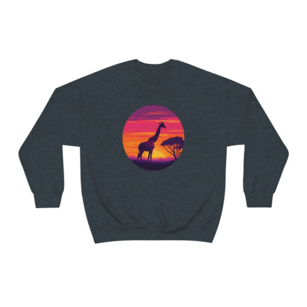 Giraffic Sunset Unisex Heavy Blend™ Crewneck Sweatshirt 29