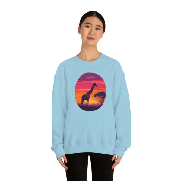 Giraffic Sunset Unisex Heavy Blend™ Crewneck Sweatshirt 40