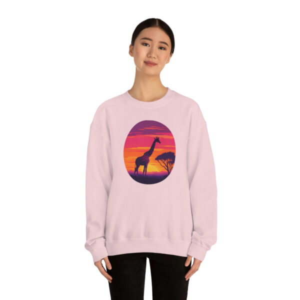 Giraffic Sunset Unisex Heavy Blend™ Crewneck Sweatshirt 58