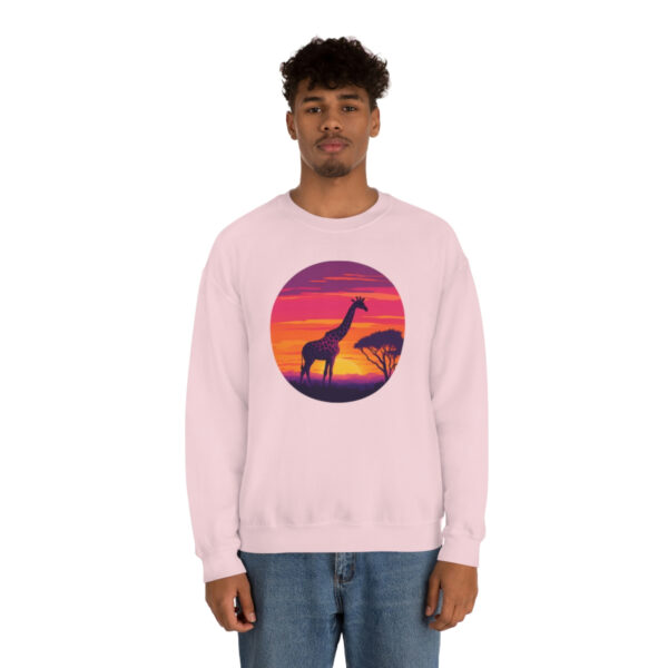 Giraffic Sunset Unisex Heavy Blend™ Crewneck Sweatshirt 59