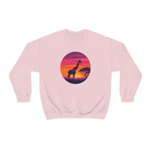 Giraffic Sunset Unisex Heavy Blend™ Crewneck Sweatshirt 56