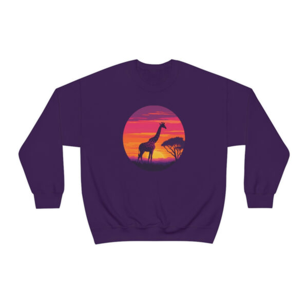 Giraffic Sunset Unisex Heavy Blend™ Crewneck Sweatshirt 47