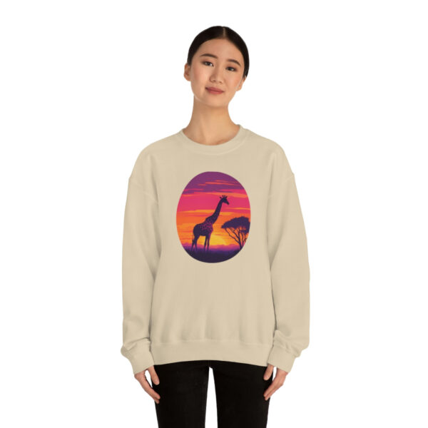 Giraffic Sunset Unisex Heavy Blend™ Crewneck Sweatshirt 22