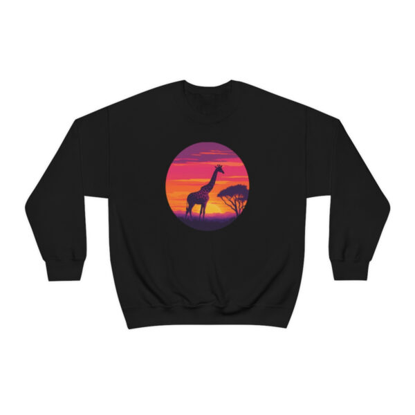 Giraffic Sunset Unisex Heavy Blend™ Crewneck Sweatshirt 11