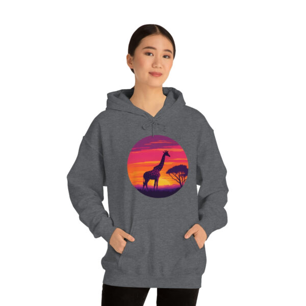 Giraffic Sunset Unisex Heavy Blend™ Hooded Sweatshirt 40