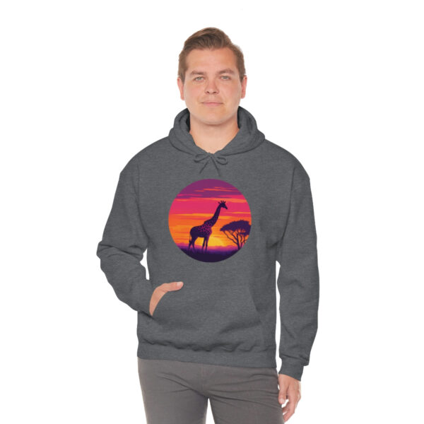 Giraffic Sunset Unisex Heavy Blend™ Hooded Sweatshirt 43