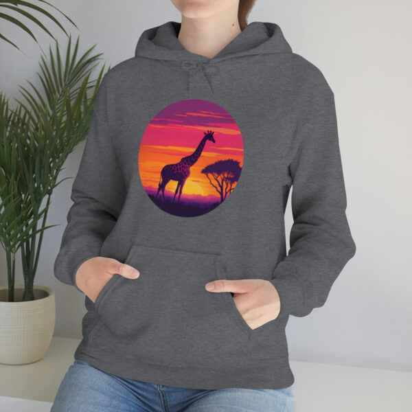 Giraffic Sunset Unisex Heavy Blend™ Hooded Sweatshirt 44