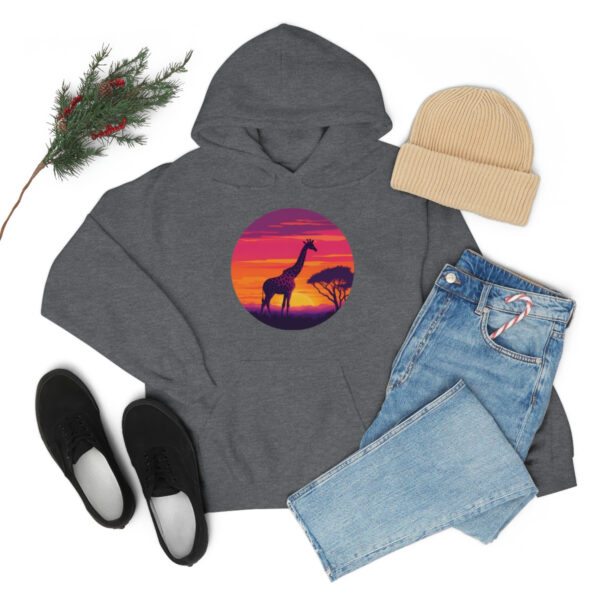 Giraffic Sunset Unisex Heavy Blend™ Hooded Sweatshirt 45