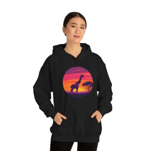 Giraffic Sunset Unisex Heavy Blend™ Hooded Sweatshirt 4