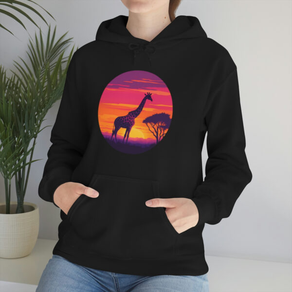 Giraffic Sunset Unisex Heavy Blend™ Hooded Sweatshirt 8