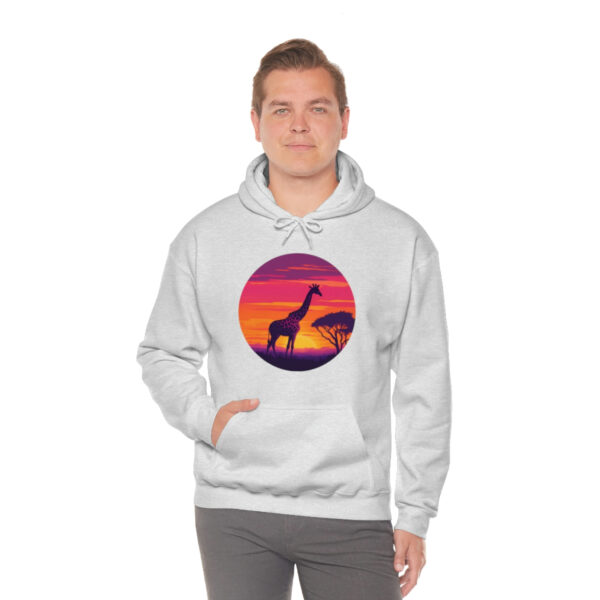 Giraffic Sunset Unisex Heavy Blend™ Hooded Sweatshirt 34