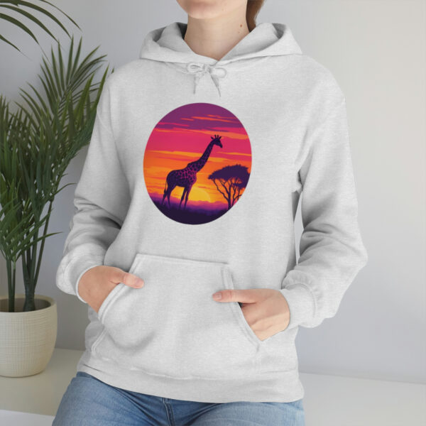 Giraffic Sunset Unisex Heavy Blend™ Hooded Sweatshirt 35