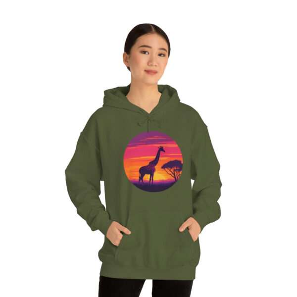 Giraffic Sunset Unisex Heavy Blend™ Hooded Sweatshirt 22