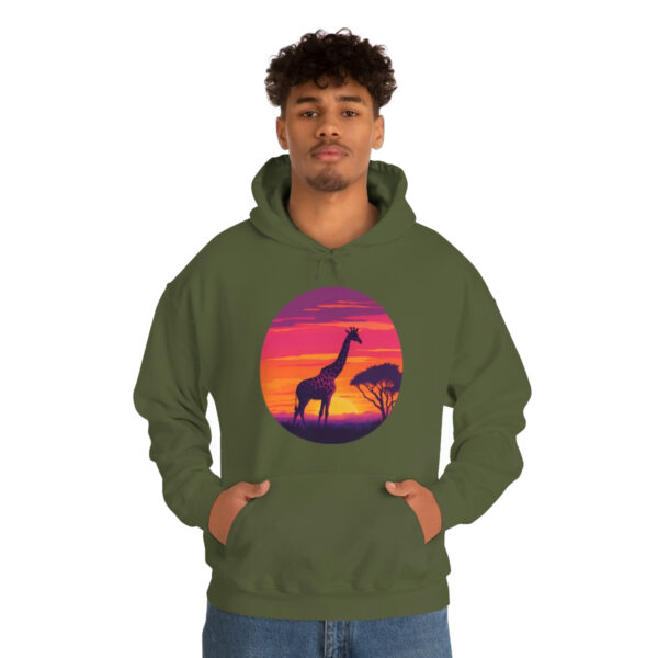 Giraffic Sunset Unisex Heavy Blend™ Hooded Sweatshirt 23