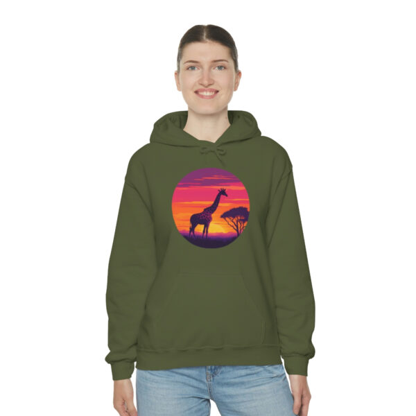 Giraffic Sunset Unisex Heavy Blend™ Hooded Sweatshirt 24