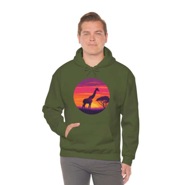 Giraffic Sunset Unisex Heavy Blend™ Hooded Sweatshirt 25