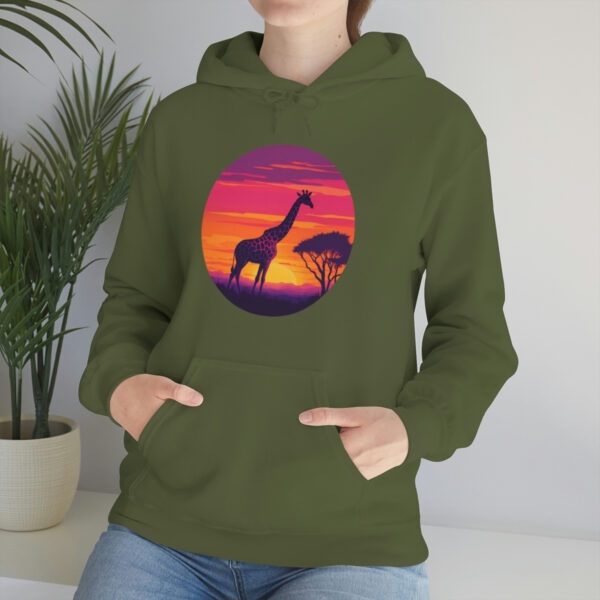 Giraffic Sunset Unisex Heavy Blend™ Hooded Sweatshirt 26