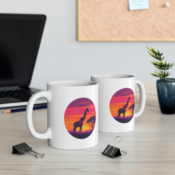 Giraffic Sunset Mug 11oz 2