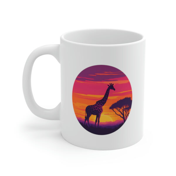 Giraffic Sunset Mug 11oz 4