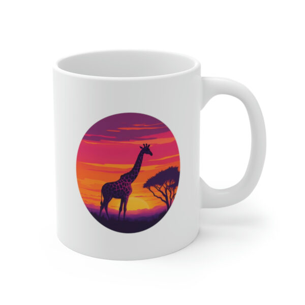 Giraffic Sunset Mug 11oz 5