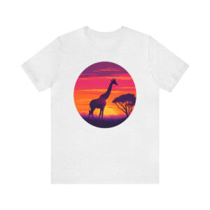 Giraffic Sunset Unisex Jersey Short Sleeve Tee