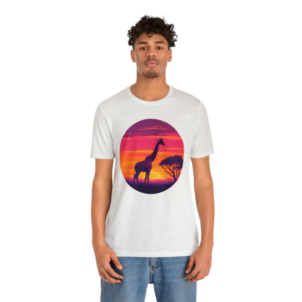 Giraffic Sunset Unisex Jersey Short Sleeve Tee 5