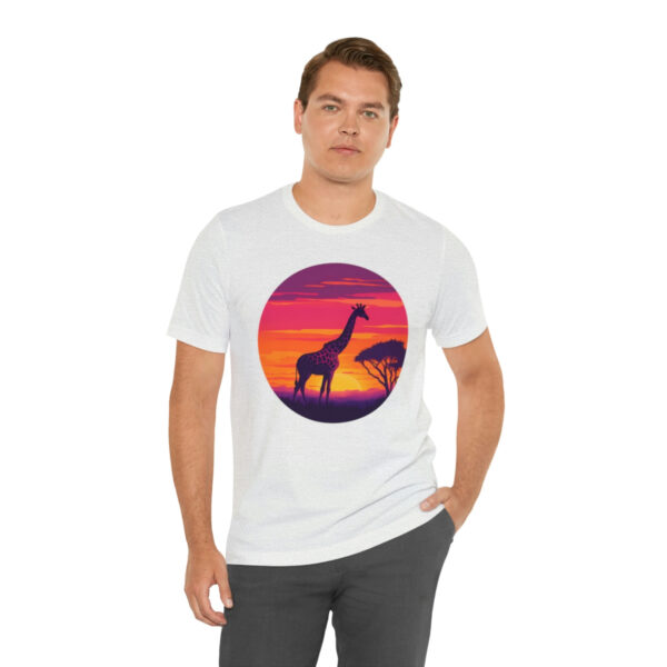 Giraffic Sunset Unisex Jersey Short Sleeve Tee 7