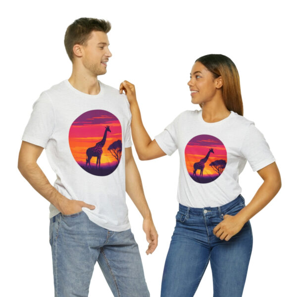 Giraffic Sunset Unisex Jersey Short Sleeve Tee 11