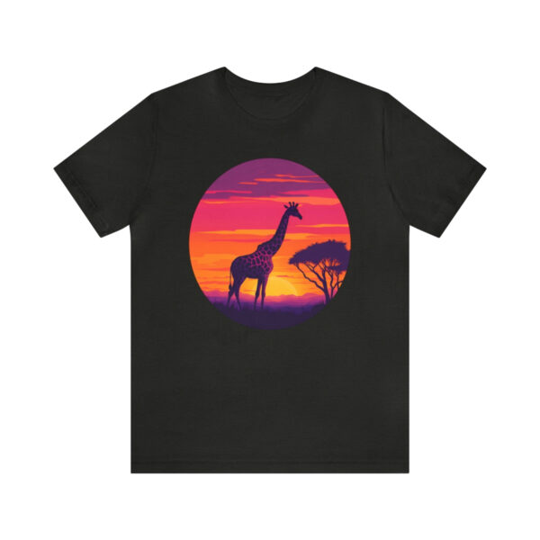 Giraffic Sunset Unisex Jersey Short Sleeve Tee 50