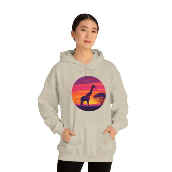 Giraffic Sunset Unisex Heavy Blend™ Hooded Sweatshirt 13