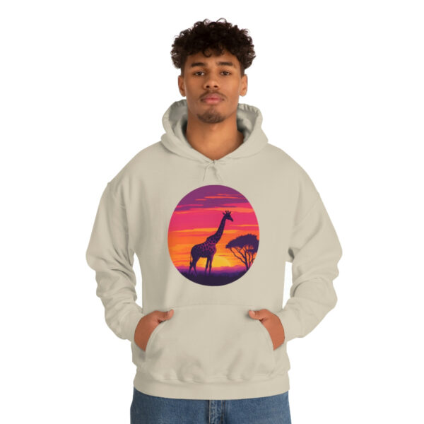 Giraffic Sunset Unisex Heavy Blend™ Hooded Sweatshirt 14