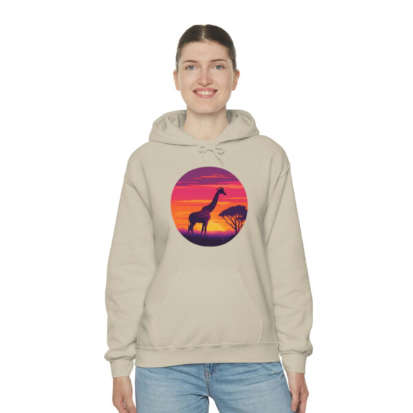 Giraffic Sunset Unisex Heavy Blend™ Hooded Sweatshirt 15